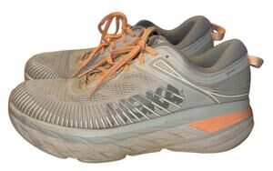 Size 9.5D - Hoka One One HOKA Bondi‎ 7 Harbor Mist Sharkskin Women's Sneakers